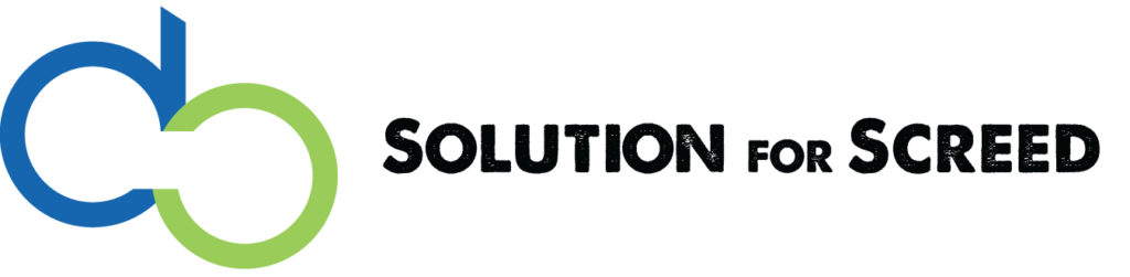 Logo solution for screed